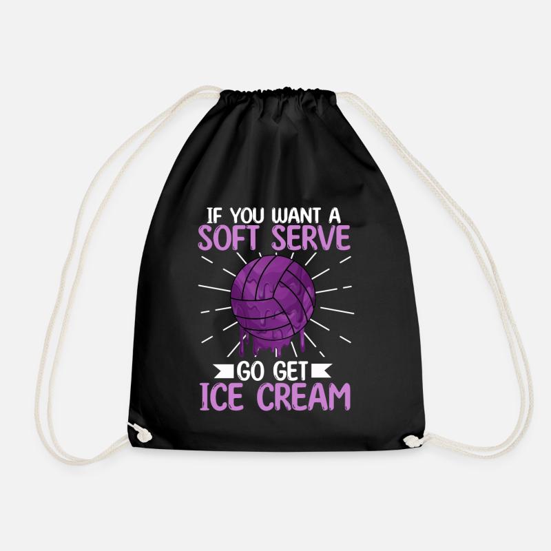 Si vous voulez une portion molle, procurez-vous de la crème glacée - Sac de sport léger - noir