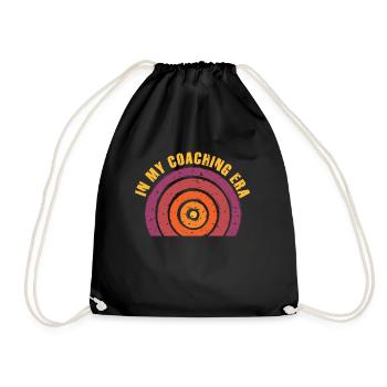 Proud Coach Apparel - Best Coach, Team - Drawstring Bag - black - Front