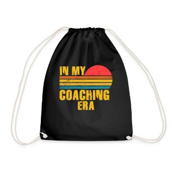Proud Coach Apparel - Best Coach, Team - Drawstring Bag - black - Front