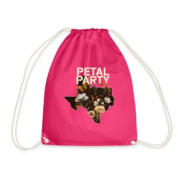 Wildflower Fields Wildflowers Bluebonnet - Drawstring Bag - fuchsia - Front