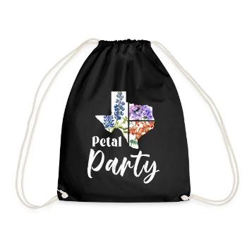Champs de fleurs sauvages Fleurs sauvages Bluebonnet - Sac de sport léger - noir - Devant