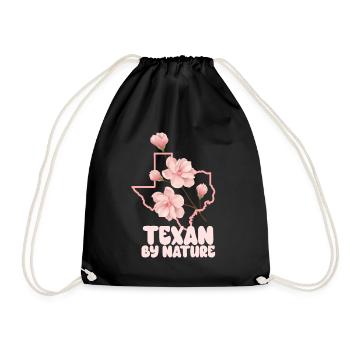 Champs de fleurs sauvages Fleurs sauvages Bluebonnet - Sac de sport léger - noir - Devant