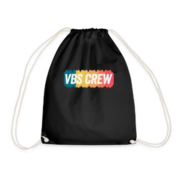 VBS Colorful Bible Vacation School Love - Drawstring Bag - black - Front