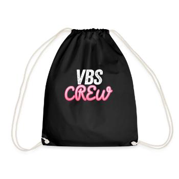 VBS Colorful Bible Vacation School Love - Drawstring Bag - black - Front