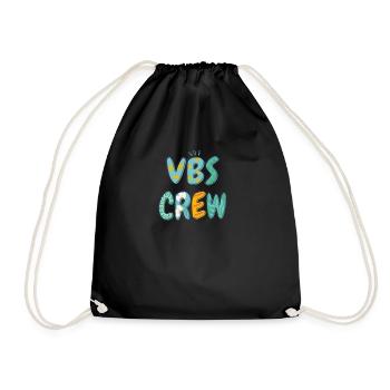 VBS Colorful Bible Vacation School Love - Drawstring Bag - black - Front
