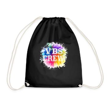 VBS Colorful Bible Vacation School Love - Drawstring Bag - black - Front