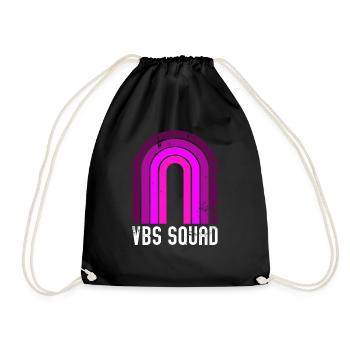 VBS Summer Love Squad Christian Bible - Drawstring Bag - black - Front
