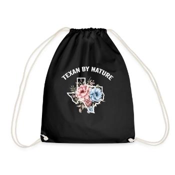 Champs de fleurs sauvages Fleurs sauvages Bluebonnet - Sac de sport léger - noir - Devant