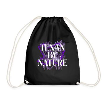 Wildflower Fields Wildflowers Bluebonnet - Drawstring Bag - black - Front
