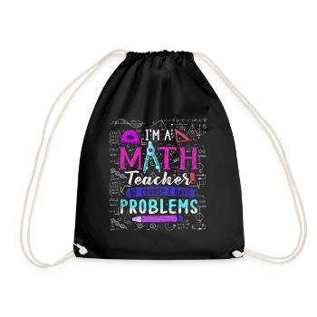 Je suis un professeur de mathématiques, bien sûr que j’ai - Sac de sport léger - noir - Devant