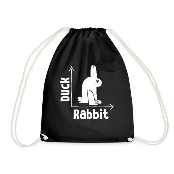 Wittgenstein lapin canard illusion - Sac de sport léger - noir - Devant