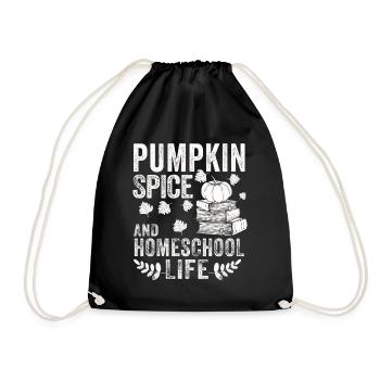 Épices à la citrouille et vie à la maison - Sac de sport léger - noir - Devant