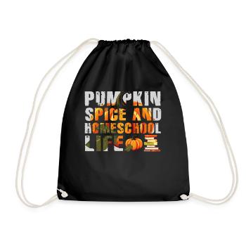 Pumpkin Spice et la vie à la maison - Sac de sport léger - noir - Devant