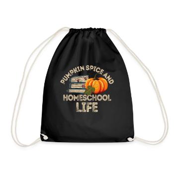 Épices à la citrouille et vie à la maison - Sac de sport léger - noir - Devant