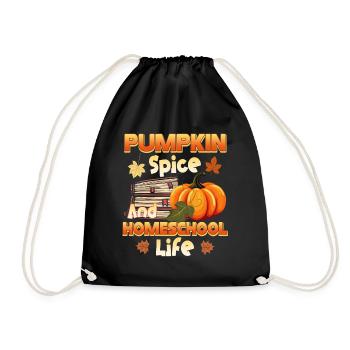 Épices à la citrouille et vie à la maison - Sac de sport léger - noir - Devant