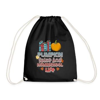 Épices à la citrouille et vie à la maison - Sac de sport léger - noir - Devant