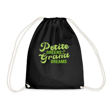 Jardinier Urbain Hommes Femmes Microgreens - Sac de sport léger - noir - Devant