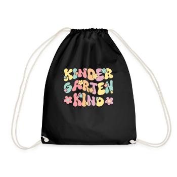 I'm now a kindergarten child 2024 - Drawstring Bag - black - Front