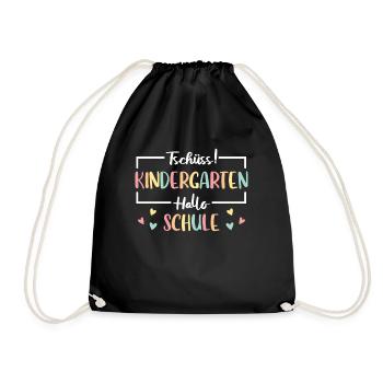 Farewell Children Kindergarten Graduates 2024 - Drawstring Bag - black - Front