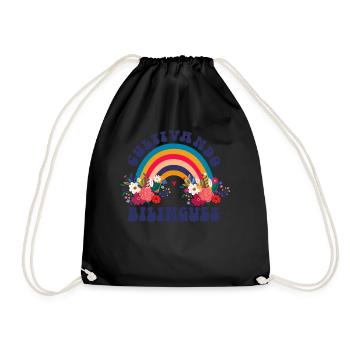 Cultivando Bilingües Spanish Teacher - Drawstring Bag - black - Front