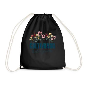 Cultivando Bilingües Spanish Teacher - Drawstring Bag - black - Front