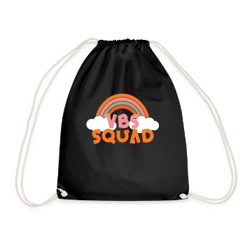 Vbs Crew Love Summer Bible School - Drawstring Bag - black - Front