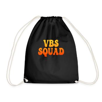 Vbs Crew Love Summer Bible School - Drawstring Bag - black - Front