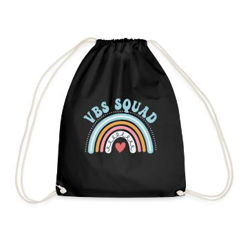 Vbs Crew Love Summer Bible School - Drawstring Bag - black - Front