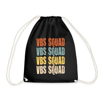 Vbs Crew Love Summer Bible School - Drawstring Bag - black - Front