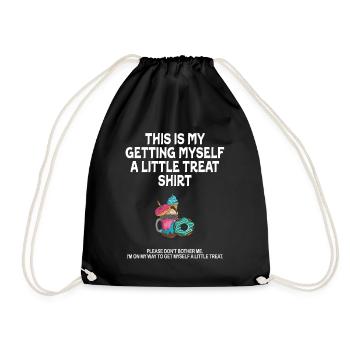 Dessert crémeux au sundae Ne me dérangez pas - Sac de sport léger - noir - Devant