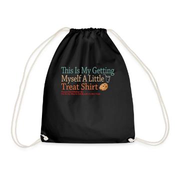 Dessert crémeux au sundae Ne me dérangez pas - Sac de sport léger - noir - Devant