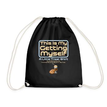Dessert crémeux au sundae Ne me dérangez pas - Sac de sport léger - noir - Devant