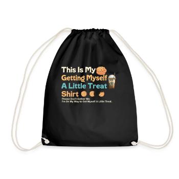 Dessert crémeux au sundae Ne me dérangez pas - Sac de sport léger - noir - Devant