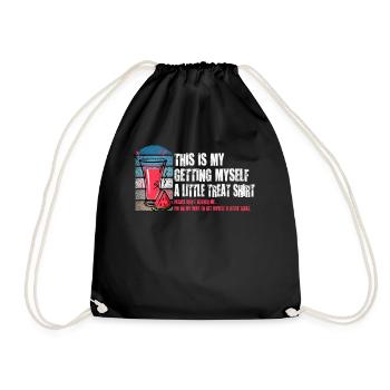 Dessert crémeux au sundae Ne me dérangez pas - Sac de sport léger - noir - Devant