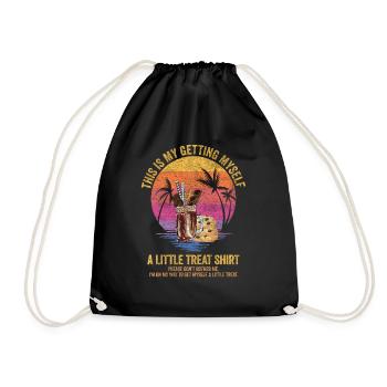 Dessert crémeux au sundae Ne me dérangez pas - Sac de sport léger - noir - Devant