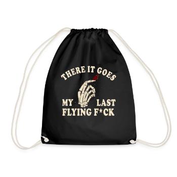 There It Goes My Last Flying F - Drawstring Bag - black - Front