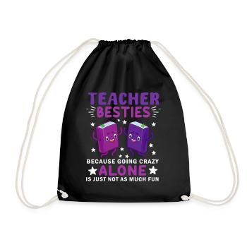 Les meilleurs amis des enseignants parce qu’ils deviennent fous - Sac de sport léger - noir - Devant