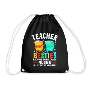 Les meilleurs amis des enseignants parce qu’ils deviennent fous - Sac de sport léger - noir - Devant