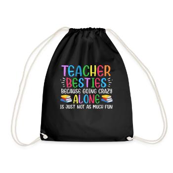 Les meilleurs amis des enseignants parce qu’ils deviennent fous - Sac de sport léger - noir - Devant