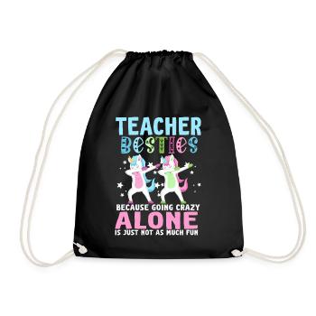 Les meilleurs amis des enseignants parce qu’ils deviennent fous - Sac de sport léger - noir - Devant