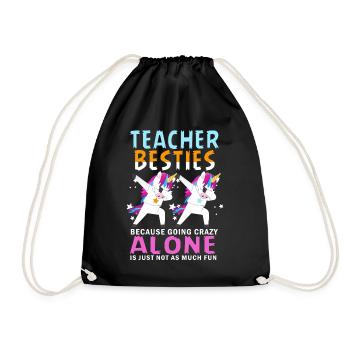Les meilleurs amis des enseignants parce qu’ils deviennent fous - Sac de sport léger - noir - Devant