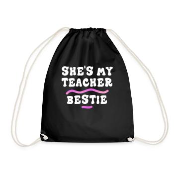 Les meilleurs amis des enseignants parce qu’ils deviennent fous - Sac de sport léger - noir - Devant