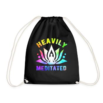 Fortement médité - Sac de sport léger - noir - Devant