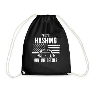 Ethical Hacker Cybersecurity Expertise - Drawstring Bag - black - Front