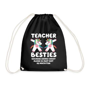Les meilleurs amis des enseignants parce qu’ils deviennent fous - Sac de sport léger - noir - Devant