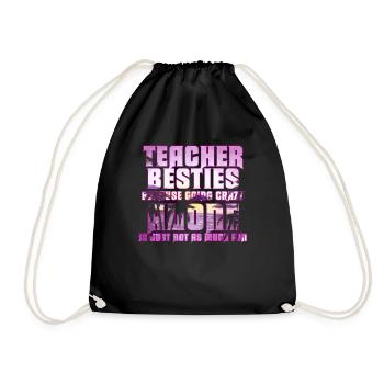 Les meilleurs amis des enseignants parce qu’ils deviennent fous - Sac de sport léger - noir - Devant