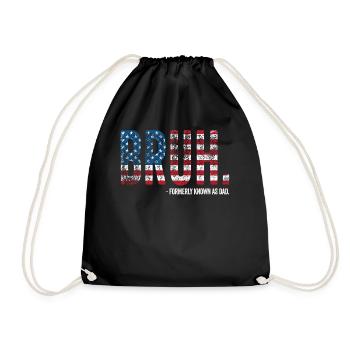 Bruh Formerly Known As Dad - Drawstring Bag - black - Front