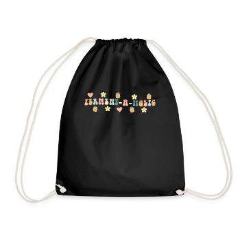 Amateur de kombucha Ferment-A-Holic Fun - Sac de sport léger - noir - Devant