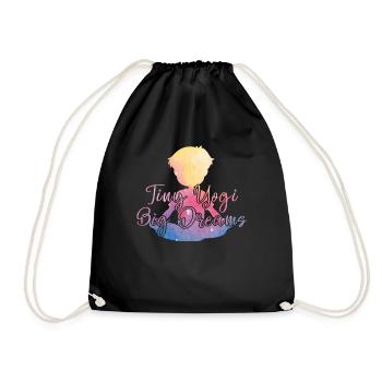 Tiny Yogi Big Dreams Méditation - Sac de sport léger - noir - Devant