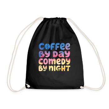 Café Le jour Comédie La nuit Comédien - Sac de sport léger - noir - Devant